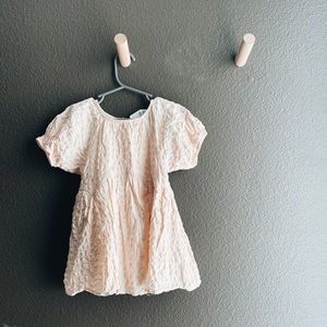 Zara Kids - Textured Weave Dress, Pink